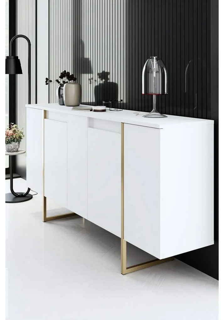 Szafka Luxe White and Gold