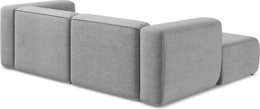 Jasnoszary narożnik (lewostronny/z szezlongiem) Ekahi – Makamii