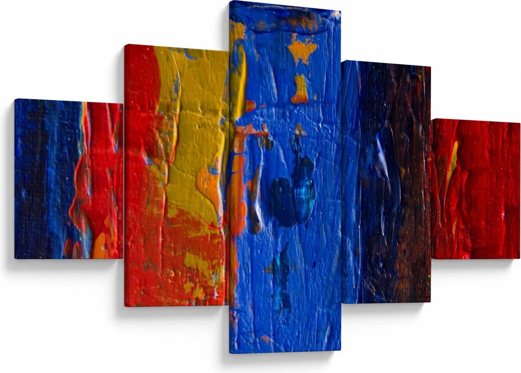 Obraz malarskich kolorów (125x70 cm)