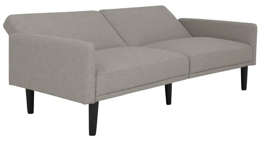 Jasnoszara sofa rozkładana 198 cm – Støraa
