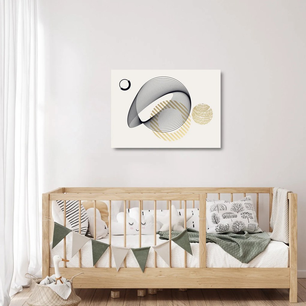 Obraz na szkle - Kształty geometryczne N⁰3 (70x50 cm)