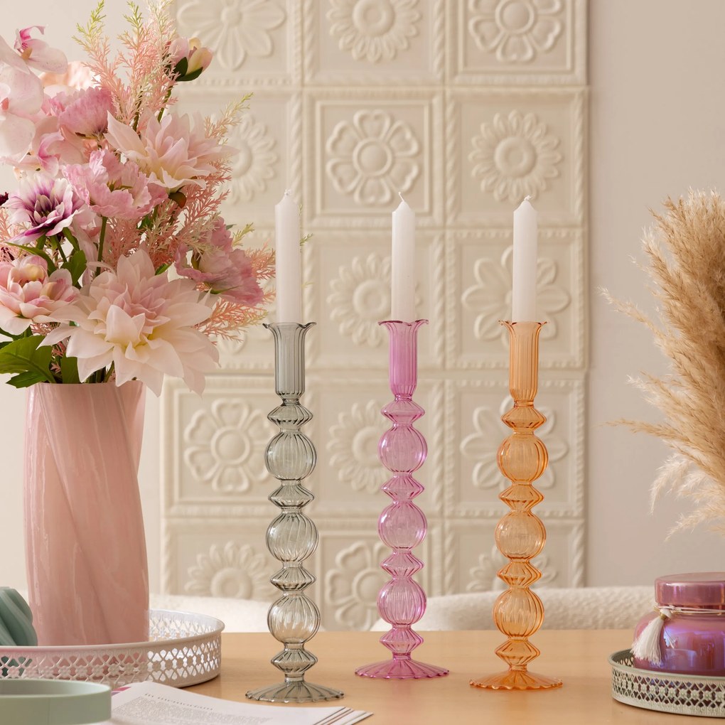 Szklany wazon WILD ROMANCE, Ø 10,5 cm