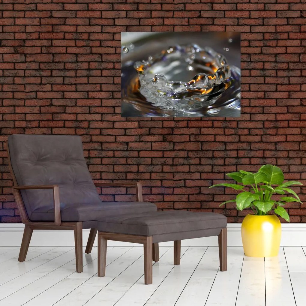 Obraz bransoletki z kropel wody (70x50 cm)