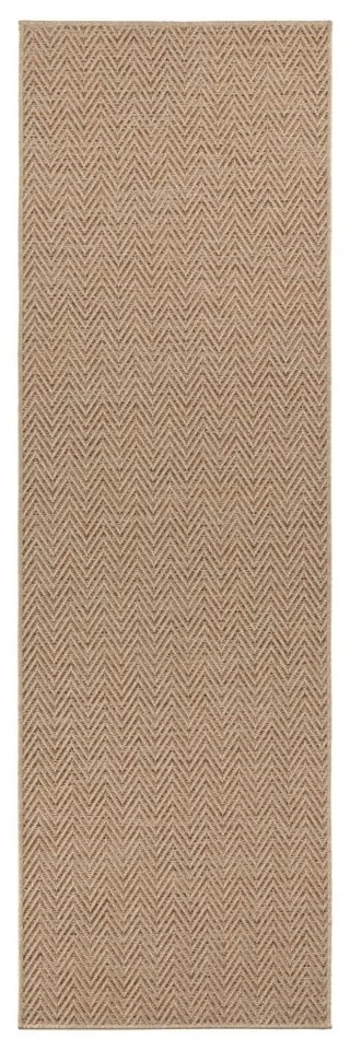 Brązowy chodnik BT Carpet Nature 500, 80x500 cm