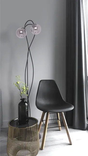 Designerska lampa podłogowa w stylu loft - A212 E2-L87