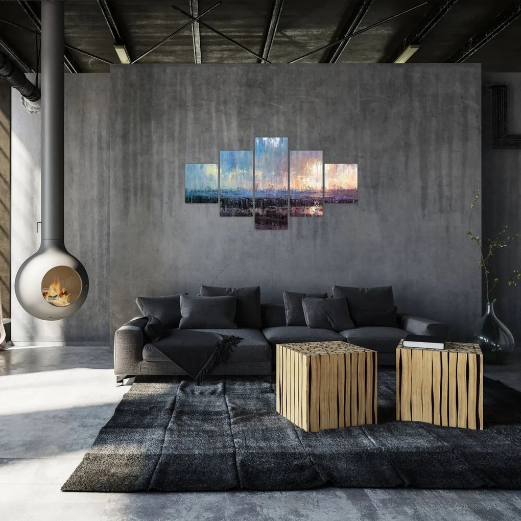 Obraz - Abstrakcja (125x70 cm)