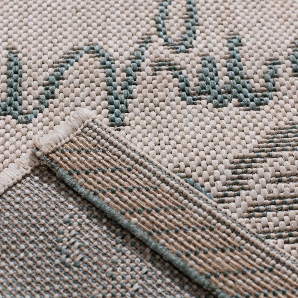 Dywan Cottage Letters beige/spa blue 60x180cm