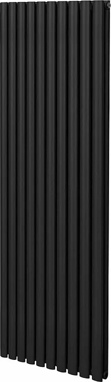 Grzejnik kolumnowy owalny – 1800 mm x 600 mm – czarny