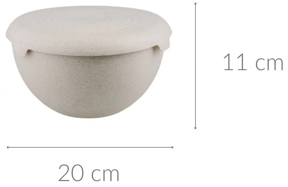 Miska z pokrywką, 1,5l, BIO