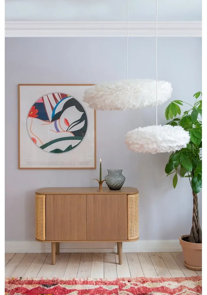 Niska komoda w dekorze dębu 109x75 cm Treasures – UMAGE