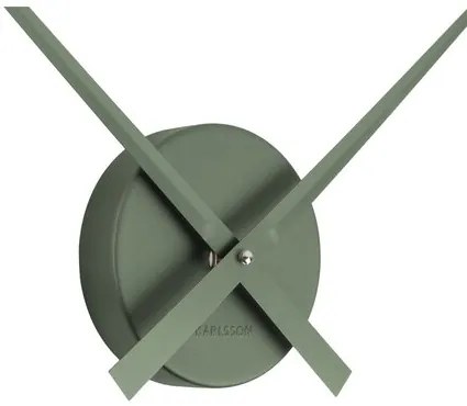 Karlsson 4348DG designerski zegar ścienny zielony,średnica 48 cm