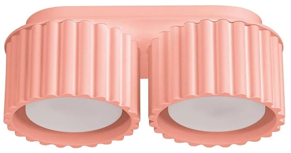 Sollux SL.1828 - Oprawa punktowa AURA 2xGX53/10W/230V różowa