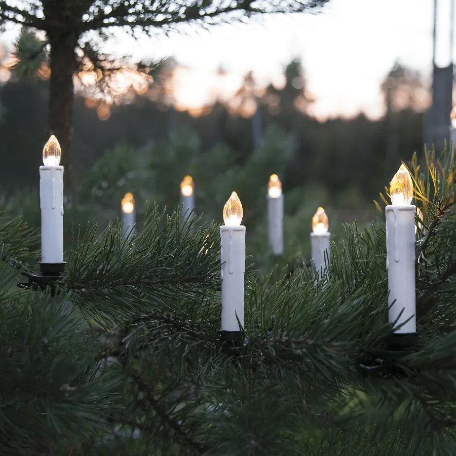 Bezprzewodowe lampki LED przypominające świece