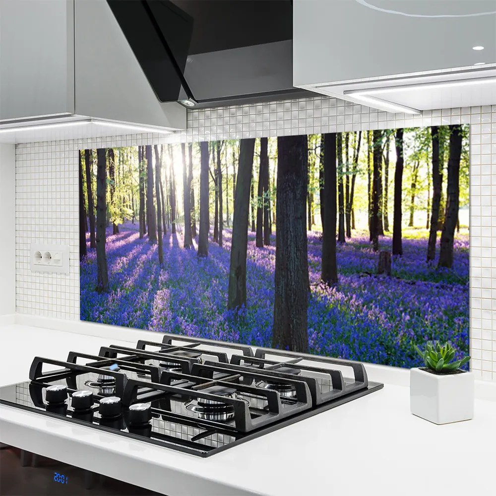 Szkło Ozdobne do Kuchni Gęsta Korona Drzew