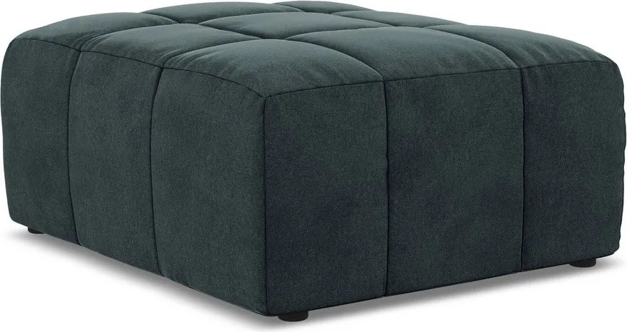 Niebieski aksamitny podnóżek Aloha – Makamii