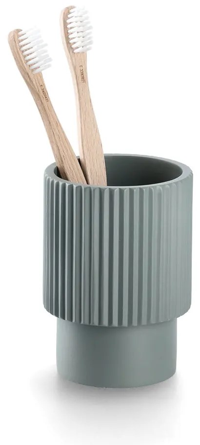 Prążkowany kubek z poliresinu STRIPES, Ø 8 cm