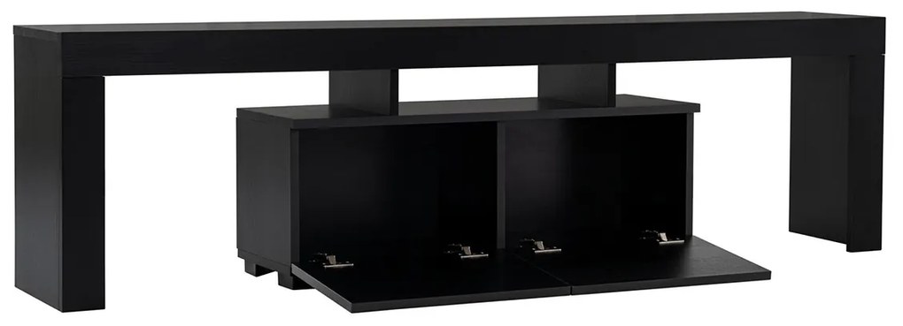 Stolik pod telewizor Enclave Wood Black
