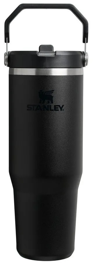 Czarny termos ze stali nierdzewnej 890 ml IceFlow™ Flip Straw 2.0 Tumbler Black – Stanley
