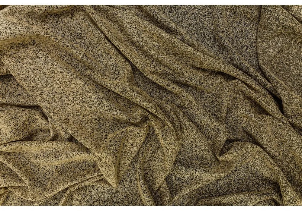 Firanka w beżowo-złotym kolorze 140x245 cm Carmine – Mendola Fabrics