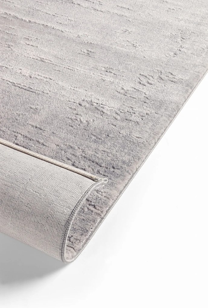 Dywan nowoczesny Stella srebrny koło 195 cm x 195 cm