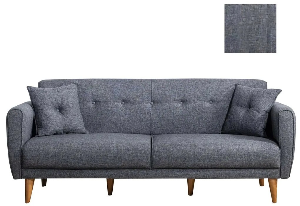 Sofa rozkładana Aria ciemnoszara