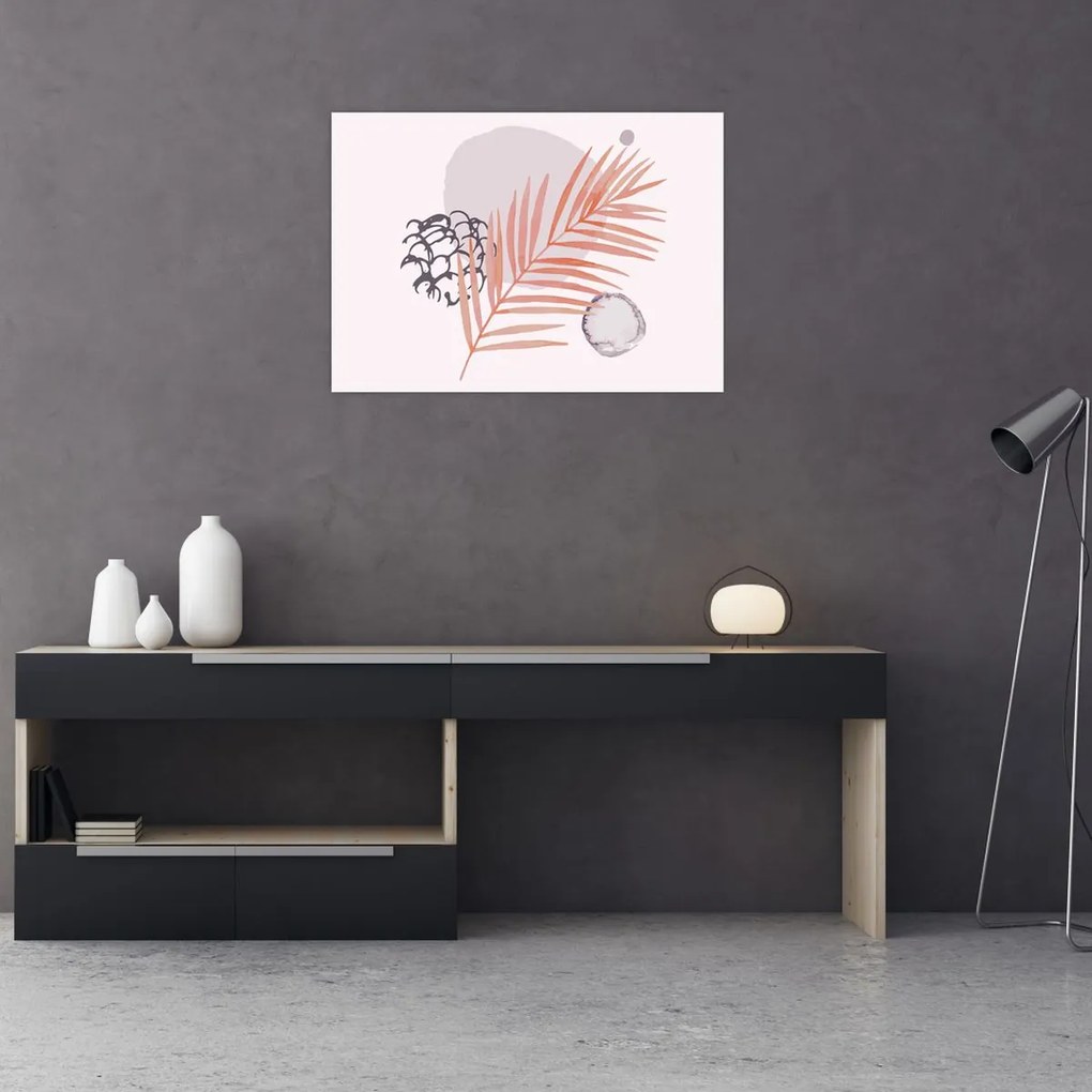 Obraz - Fioletowy minimalizm N⁰3 (70x50 cm)