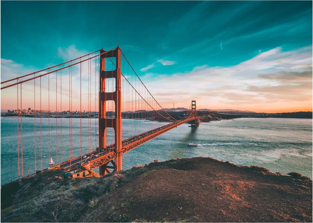 Obraz - Golden Gate, San Francisco (70x50 cm)
