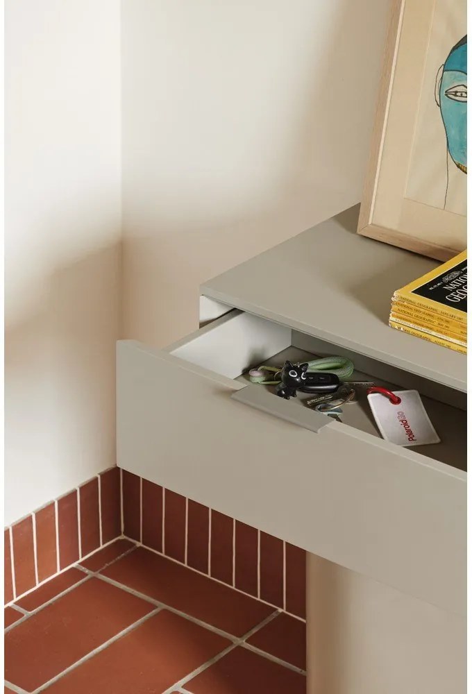 Beżowa konsola 36x100 cm Totem – Teulat