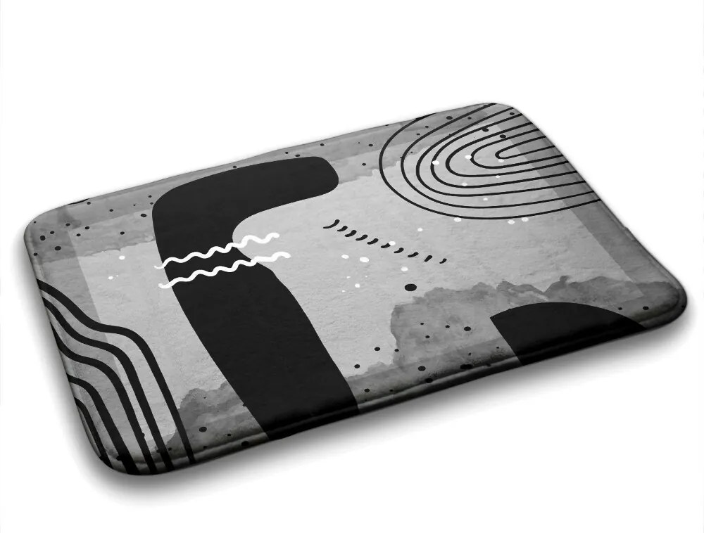 Dywanik łazienkowy Dywanik łazienkowy Geometryczne wzory