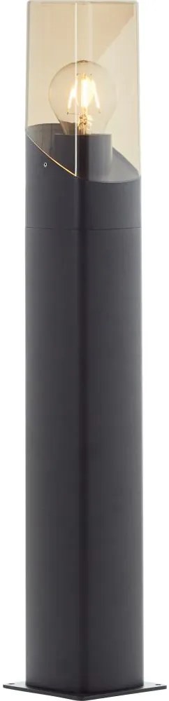 Brilliant - Lampa zewnętrzna MINOU 1xE27/10W/230V 60 cm IP44 czarna/dym