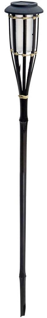 Bambusowa lampa solarna pochodnia, 65 cm