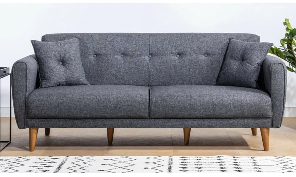 Sofa rozkładana Aria ciemnoszara
