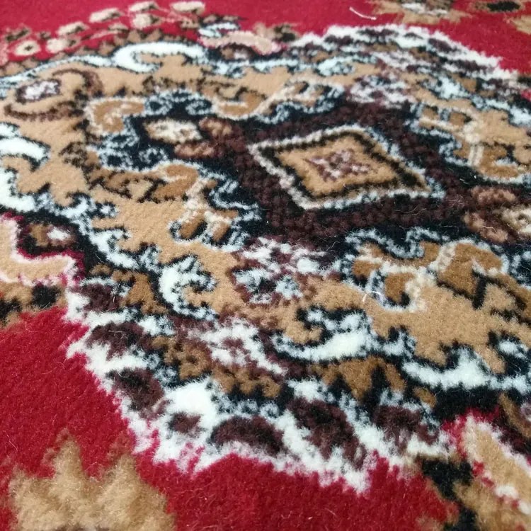 Czerwony Klasyczny Chodnik Dywanowy Na Metry W9-W58
