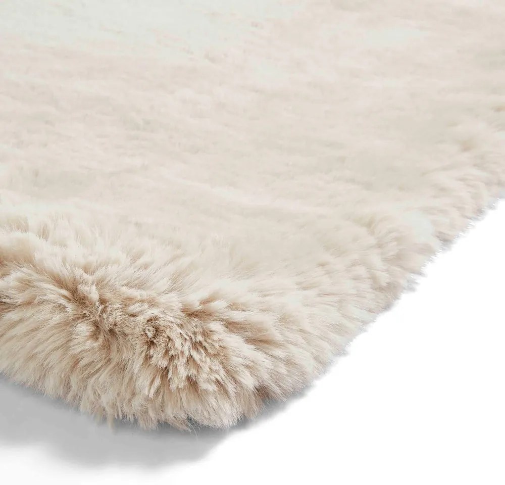 Kremowy dywan 80x150 cm Super Teddy – Think Rugs