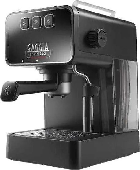 Manualny ekspres do espresso Gaggia Espresso Evolution czarny - 1,2L, PID, preinfuzja, ergonomiczny uchwyt filtra, filtr ze stali nierdzewnej i system POD