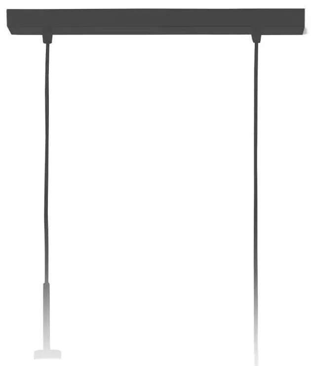 Złota podwójna lampa wisząca nad stół R7-H49