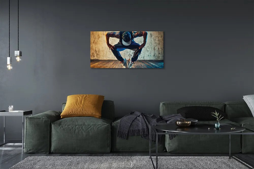 Duży obraz na płótnie Tancerz Hip-Hop