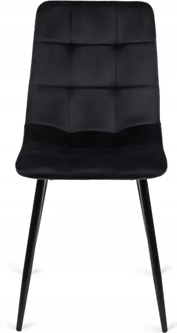 Zestaw Stół Okrągły Rozkładany HARRY 102-142 cm Dąb Craft/Czarny i 4 Krzesła PERU Czarne