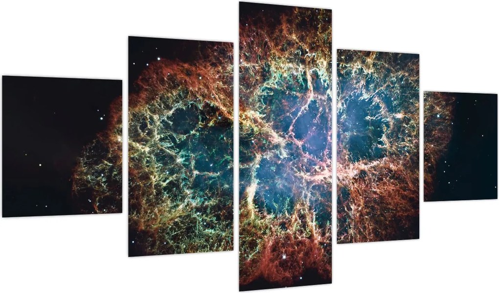Obraz - Mgławica Krab (125x70 cm)