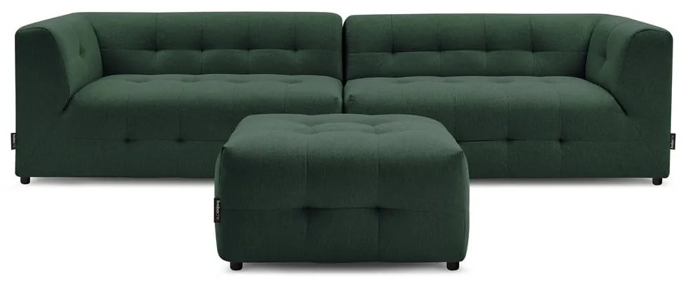 Ciemnozielona sofa 324 cm Kleber – Bobochic Paris