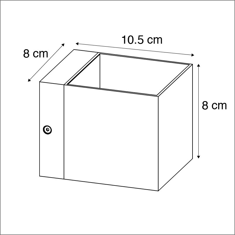 Nowoczesna lampa ścienna biała - Transfer