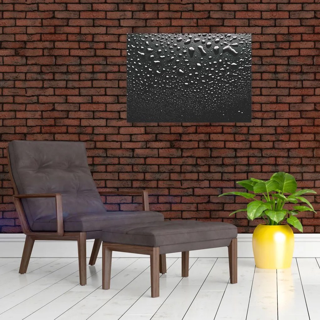 Obraz kropli wody (70x50 cm)