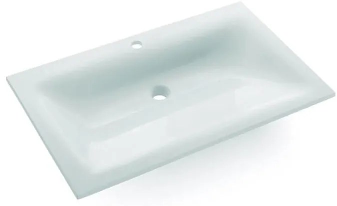 Bathco 0507 - Umywalka wpuszczana MONACO 60x50 cm żywica/biała