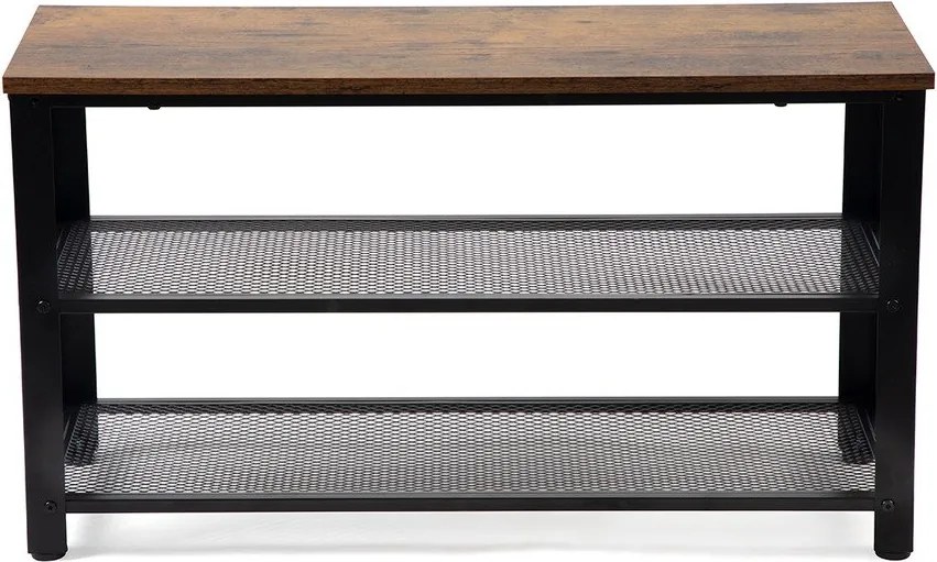 Czarna stalowa szafka na buty 80x45x30 cm Arne – Bonami Essentials