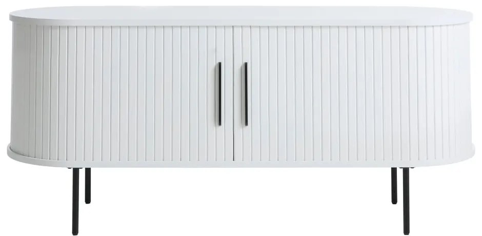 Biała szafka pod TV 120x56x40 cm Nola – Unique Furniture