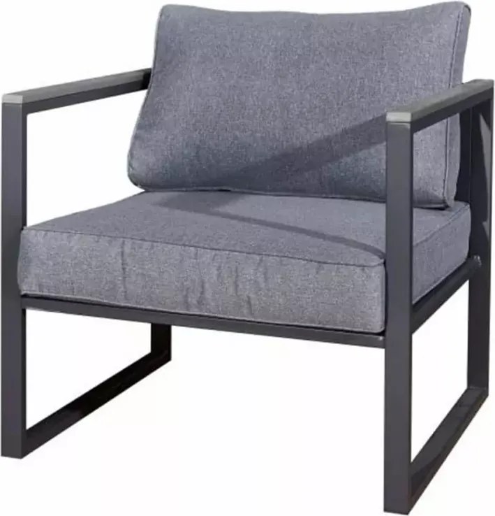 Fotel ogrodowy Marinel – luksusowy fotel wypoczynkowy z aluminium z poduszkami outdoorowym