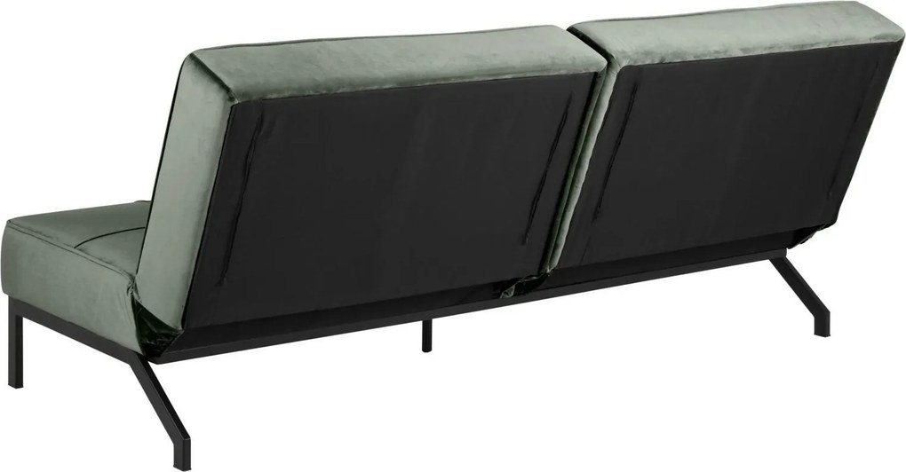Pikowana sofa rozkładana z tkaniny aksamitnej Perugia VIC