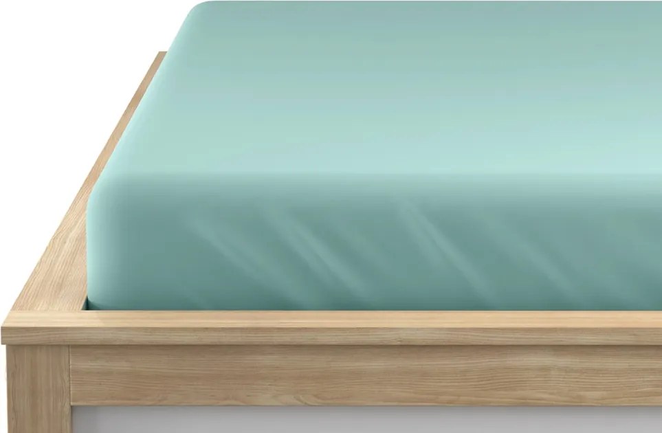 PrzytulneMieszkanie.pl Prześcieradło jersey EXCLUSIVE mentol 140x200 cm