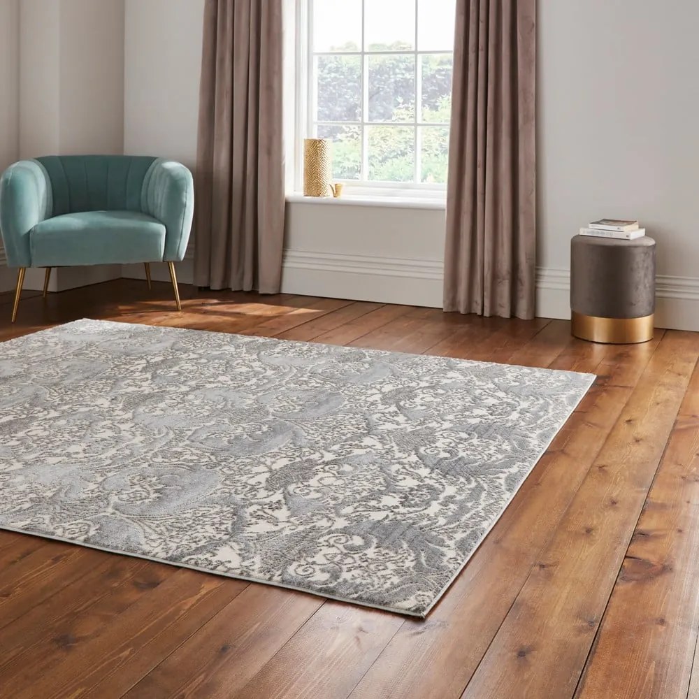 Szaro-kremowy dywan 160x235 cm Imperial Grey – Think Rugs