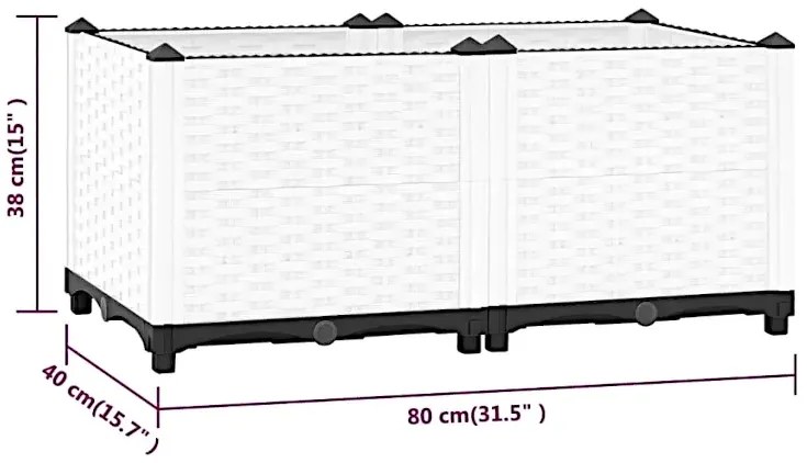 Donica ogrodowa D1-S20